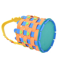 DIY Material Bag Woven Storage Basket Sewing Tote Bag Material 23X12.4X12.4CM Random Color Multi