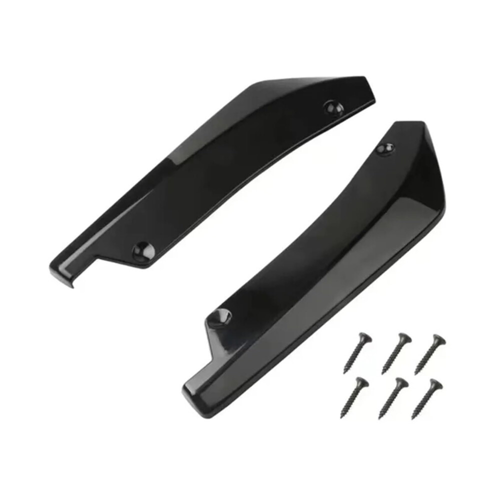 Rear Trunk Spoiler And Rear Bumper Lip Splitter For Skoda Octavia Rs Kodiaq Superb Enyaq Black 9426802232240