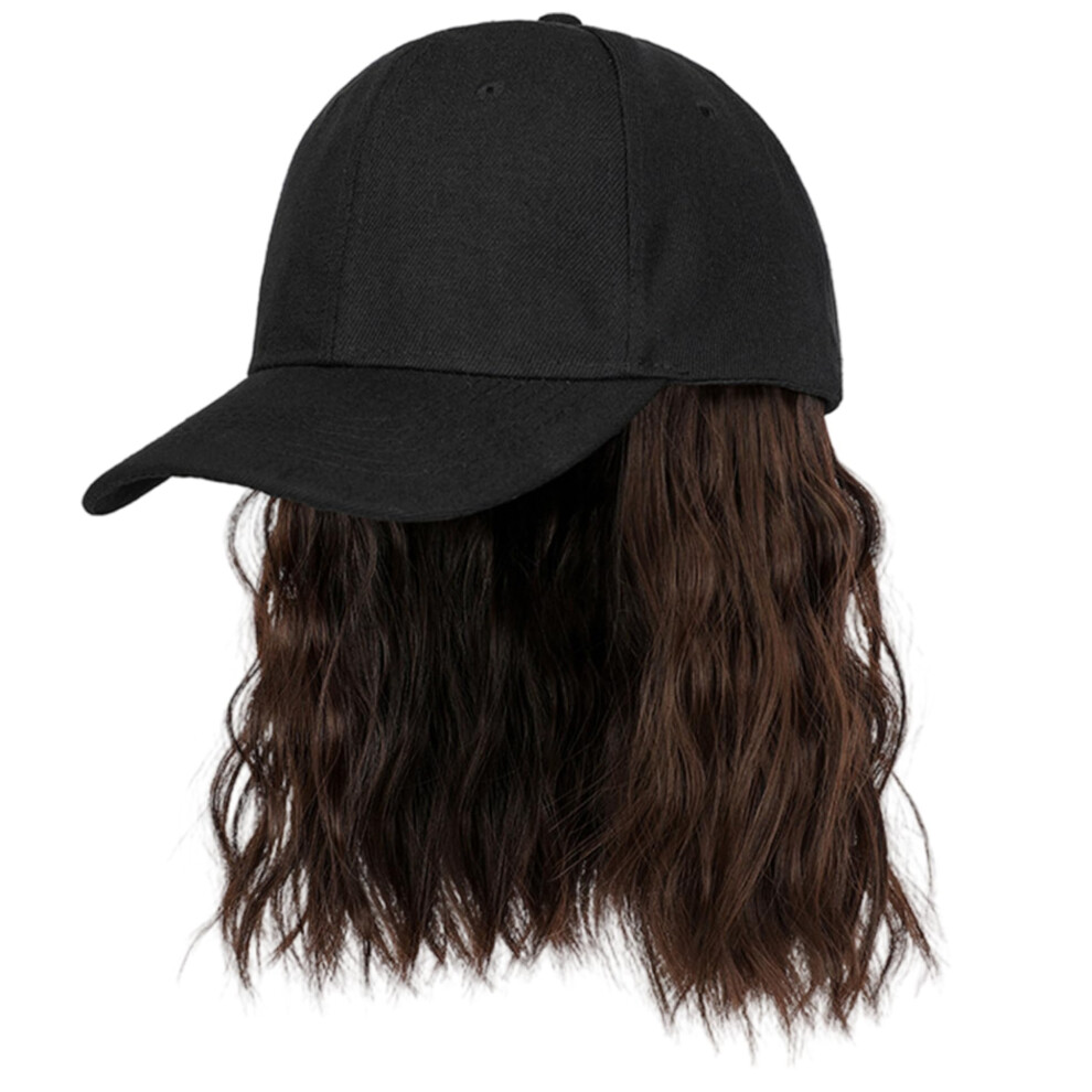 Unisex Baseball Cap Wig With Hair Extensions, Temperature Silk Wig, Natural Looking Short Wig For Daily Party Travel
