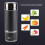 420ml Portable Hydrogen Water Bottle PEM SPE Technology Black 11