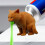 Nouveau distributeur de dentifrice en forme de chaton avec 6