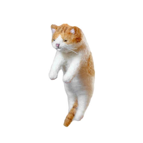 Wool Handmade Starter Kits-Cat picked up English version tuto