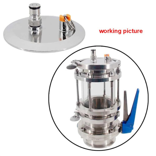 Fermenter Fittings Including Safety Valves For Secure-White 1