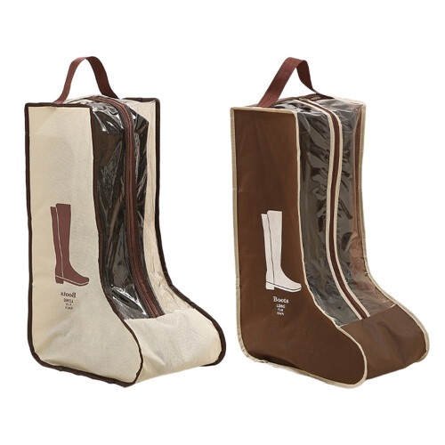 Sacs à chaussures multifonctionnels, 4 pièces, housse-brun 1