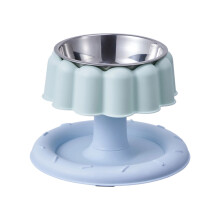 Food Grade Stainless Steel Raised Bowl for Pet Cervical Care-1