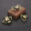 Statues de crabes en métal, Figurines rétro, Sculptures,-B 7