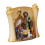 Weihnachtskrippe, dekorative Figur, Harz, Heilige Familie, 1