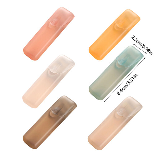 Mallette de rangement pour cotons-tiges, 20-Noir transparent 1