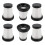6er-Pack Kunststoffmaterial Staubsaugerfilter Staubsaugerteil 1