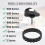 Front Wheel Caster with Non-Slip Tires for i7 i7+ E5 E6 I3 Easy 4