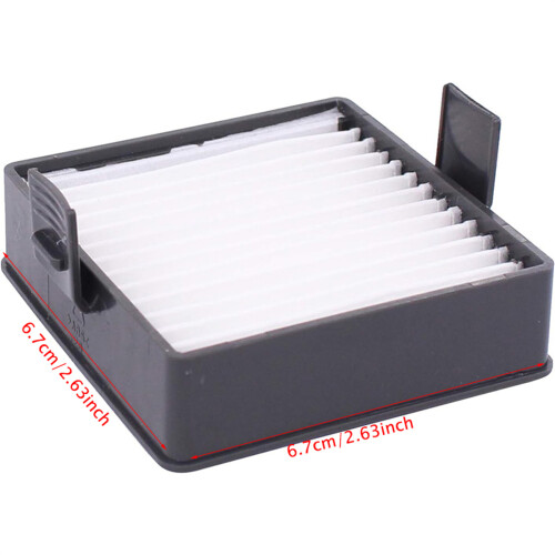 4 Stück Filter 6,7 x 6,7 cm für Ryobi Handstaubsauger, 2
