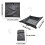 Environmentally Safe Felt Cushion Organizers Basket-Black 4