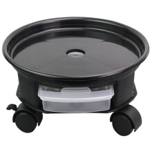Movable Pot Tray With Wheel Heavy Duty Rolled Plant Rack-5