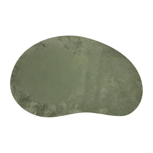 Schützendes Esszimmer-Tischset, PU-Cashew-förmige- Grün