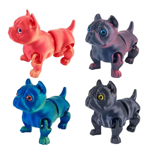 Safe 3D Pet Model Toy Stress Relieving 3D-Emerald blue green 2