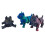 Safe 3D Pet Model Toy Stress Relieving 3D-Emerald blue green 6