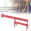 Durability Stainless Steel Bees Frame Clip Including-White 7