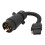 Ορειχάλκινο Terminal7Pin EU Round To4Pin US Flat Trailer Adapter ABS Στέγαση Ασφαλής Σύνδεση Στεγανή για 1