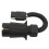 Ορειχάλκινο Terminal7Pin EU Round To4Pin US Flat Trailer Adapter ABS Στέγαση Ασφαλής Σύνδεση Στεγανή για 3
