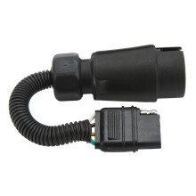 Connecteur de remorque en laiton 7 broches EU rond vers adaptateur de fil plat 4 broches US pour utilisation en camping-car