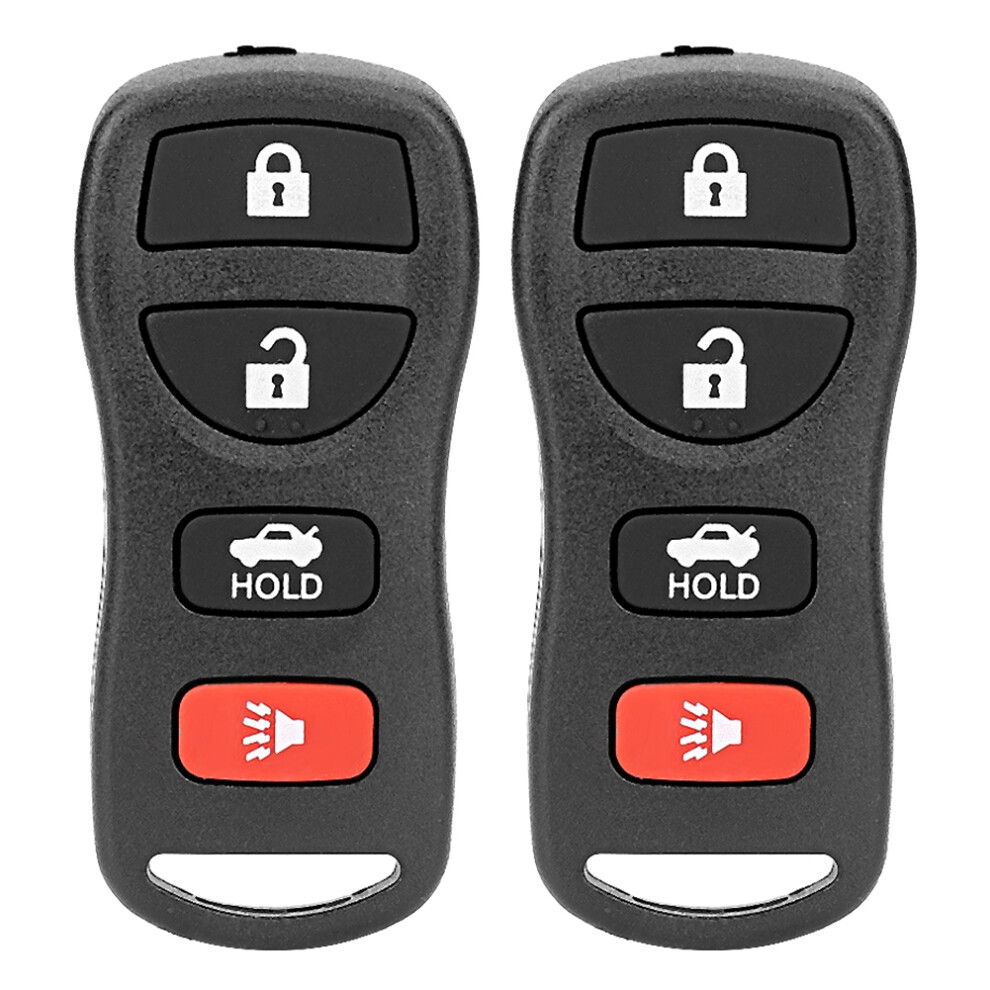 Key Fob Replacement For Nissan Infiniti Models, Keyless Entry Car Key Fob Remote With 4-Button Design, Self Programming Capability For Vehicles With 9358999004259