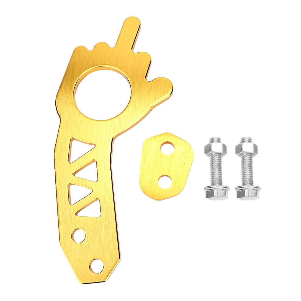 Car Rear Tow Hook Universal Front Rear Trailer Towing Hook Ring Set Aluminium Alloy Racing Style High Strength Forged Construction Maximum Weight 9358999004327