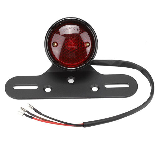 Πίσω φως μοτοσικλέτας 12V DC με τροφοδοσία, εξαιρετικά φωτεινή λάμπα, αδιάβροχο 2