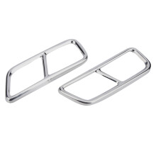 Exhaust End Tip Rear Pipe Cover Trim Made Of High Quality Stainless Steel With Non Destructive Installation And Mirror Polished Look