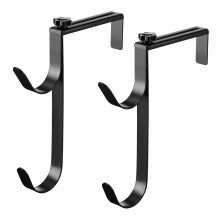 Heavy Duty Pool Fence Hook For Hanging Pool Tools, Adjustable Pool Pole Holder Double Hook Design Pool Accessories With Rust Resistant Finish