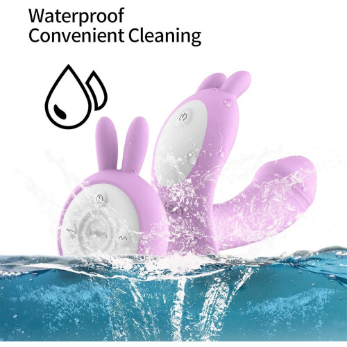 Portable Dildo Vibrator for Her, 37 Vibration Modes, Quiet, Remote, Pink 2