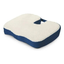 Gradual Slope Seat Cushion for Tailbone Pain Relief, Ergonomic Design Promotes Healthy Posture & Spine Alignment Aid for Office Driving Travel (Black)