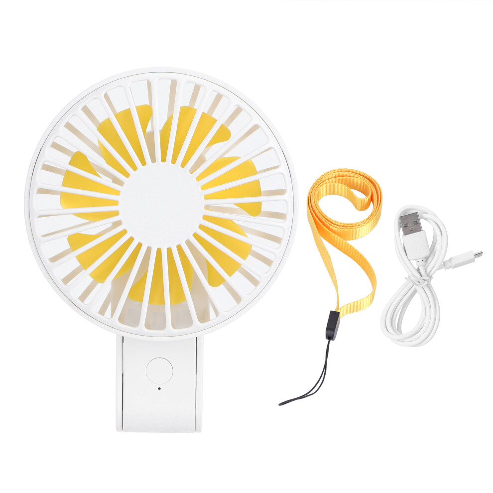 Foldable Design Rechargeable Portable Fan, Quiet Operation, Adjustable Wind Speed For Customized Comfort, USB Rechargeable Battery For Convenience And-image-OPC-PP5QRJB-NEW