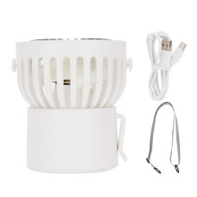 Portable Desk Fan, Multifunctional Electric Fan with Quiet Operation, Compact and Portable for Home Office Use, 3 Wind Speed Settings 45 Adjustable