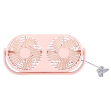 Elegáns és nagy teljesítményű USB asztali ventilátor, hordozható USB asztali ventilátor kettős szél üzemmóddal, 360 fokban forgatható