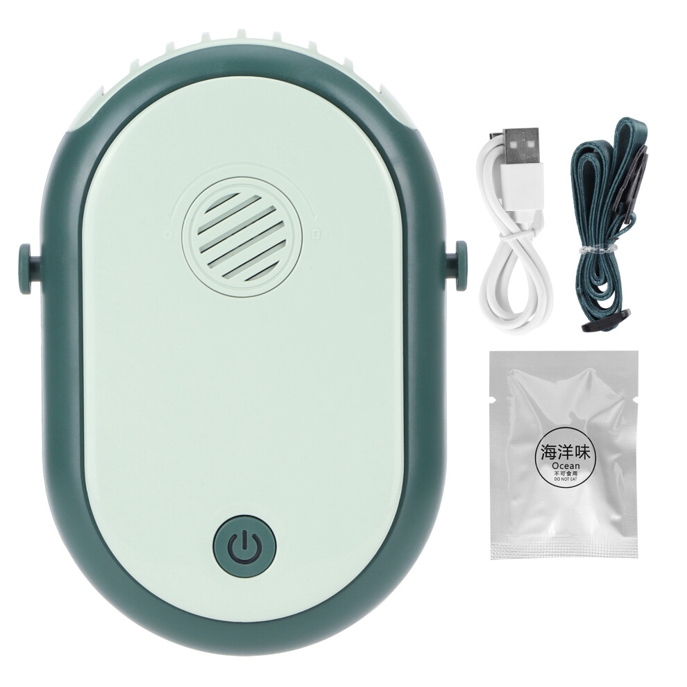 Wearable Cooling Device, Rechargeable Personal Fan With Portable Turbo Fan, Adjustable Speed Mini Fan For Home Office Outdoor Adventures, Mini Size El 9468298000651