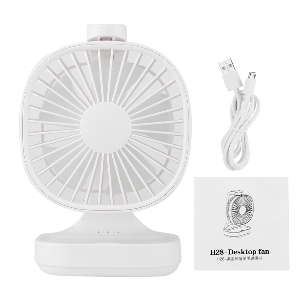 Oscillating Air Circulate Fan, Battery Operated Stroller Fan With Quiet Mini Personal Desk Fan Technology For Home Office Use 9468298437389