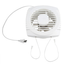 Leiser Lüfter, energiesparender Abluftventilator für effiziente Luftzirkulation, Raum-zu-Raum-Lüftungsventilator (hochwertiger Kunststoff)