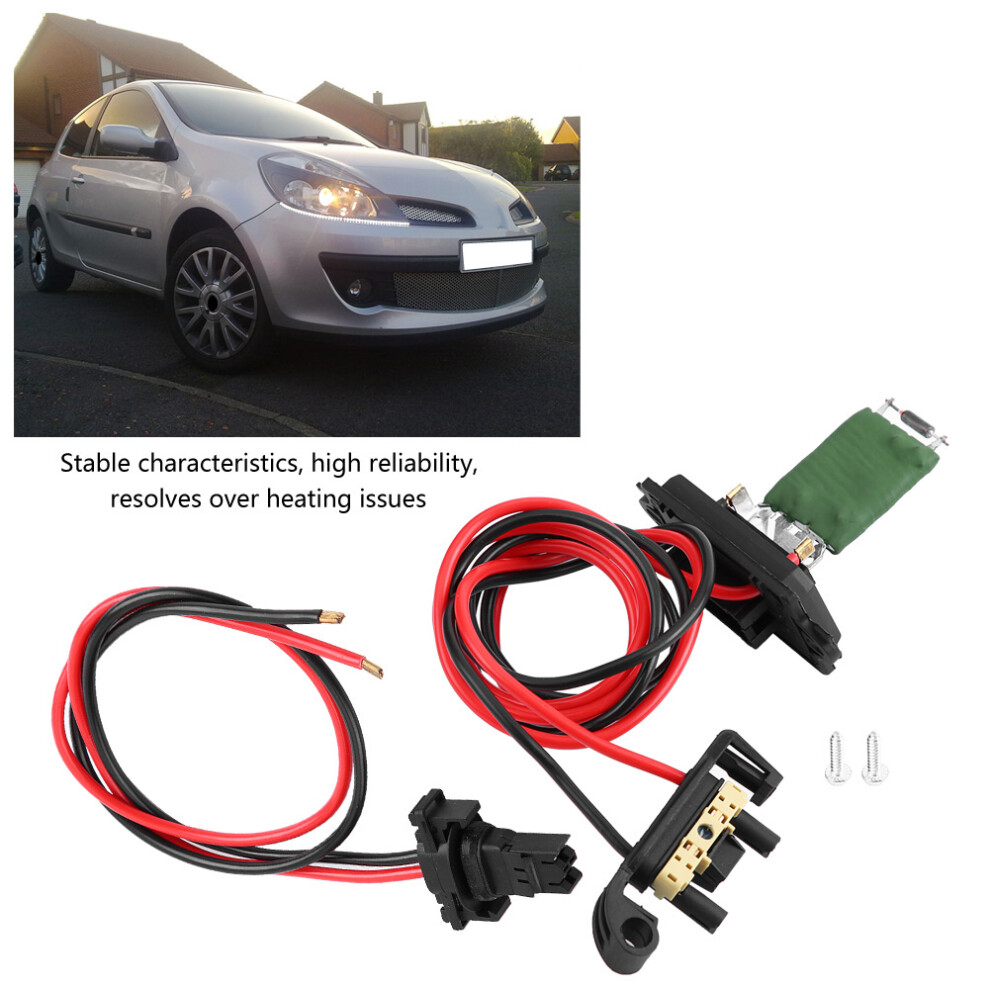 Heater Blower Resistor For Clio Mk3 Iii Modus Abs 7701209803 Black/Green 8481379855491