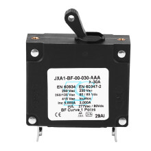 Panel de control con interruptor automático, módulo de seguridad para equipos industriales de CA/CC con tecnología magnética hidráulica,