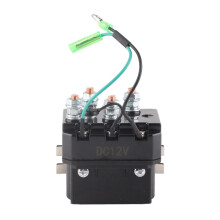 UTV-liercontactor 12V 250A, liersolenoïderelais, duurzaam, weerbestendig, staal, vervanging voor ATV-aanhanger hydraulische pomp, compatibel met