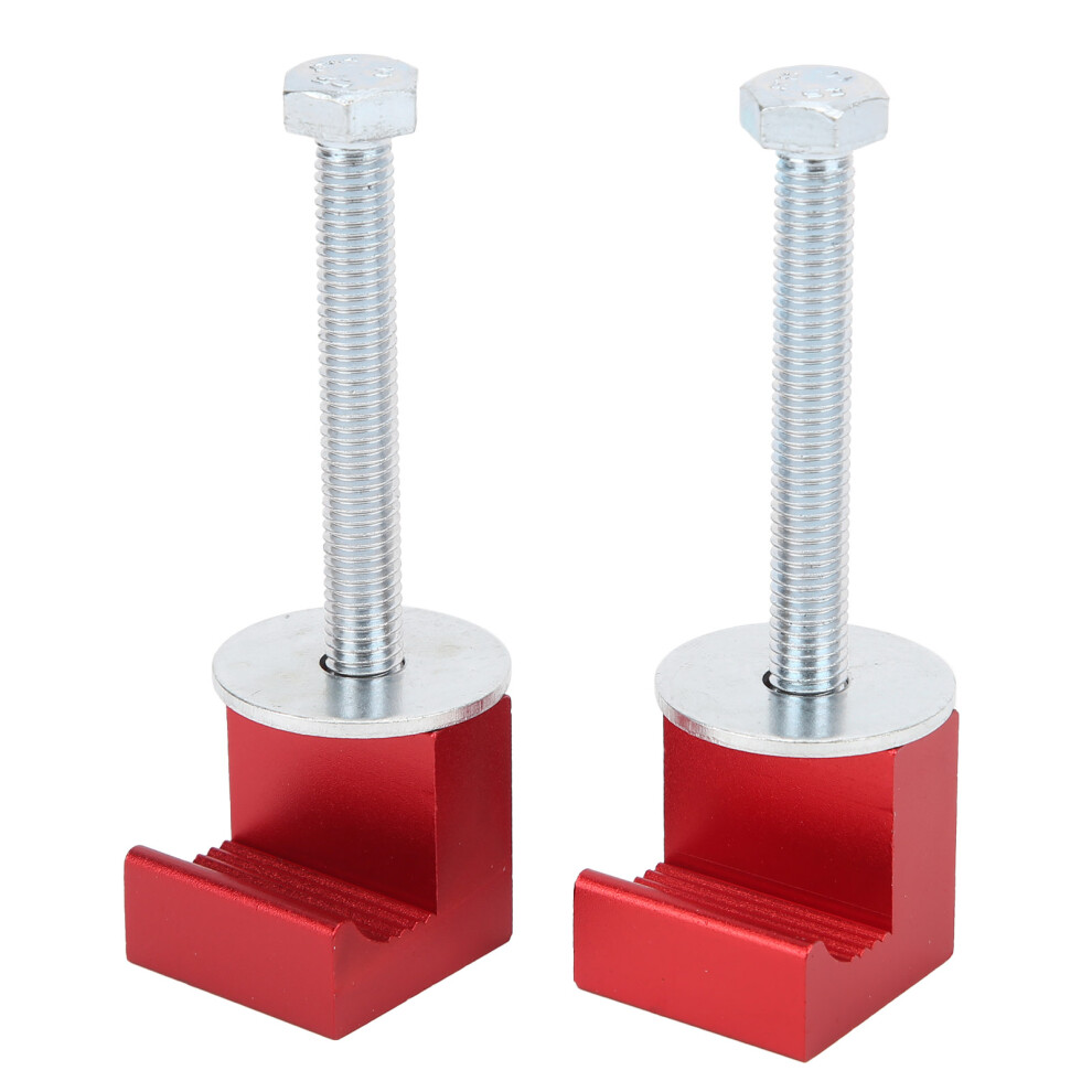 Universal Truck Toolbox Mounting Kit No Drill Installation Aluminum Mounting Clamps J Hook Style Larger Clamping Area Tool Box Tie Down Sets Durable 9437117522612