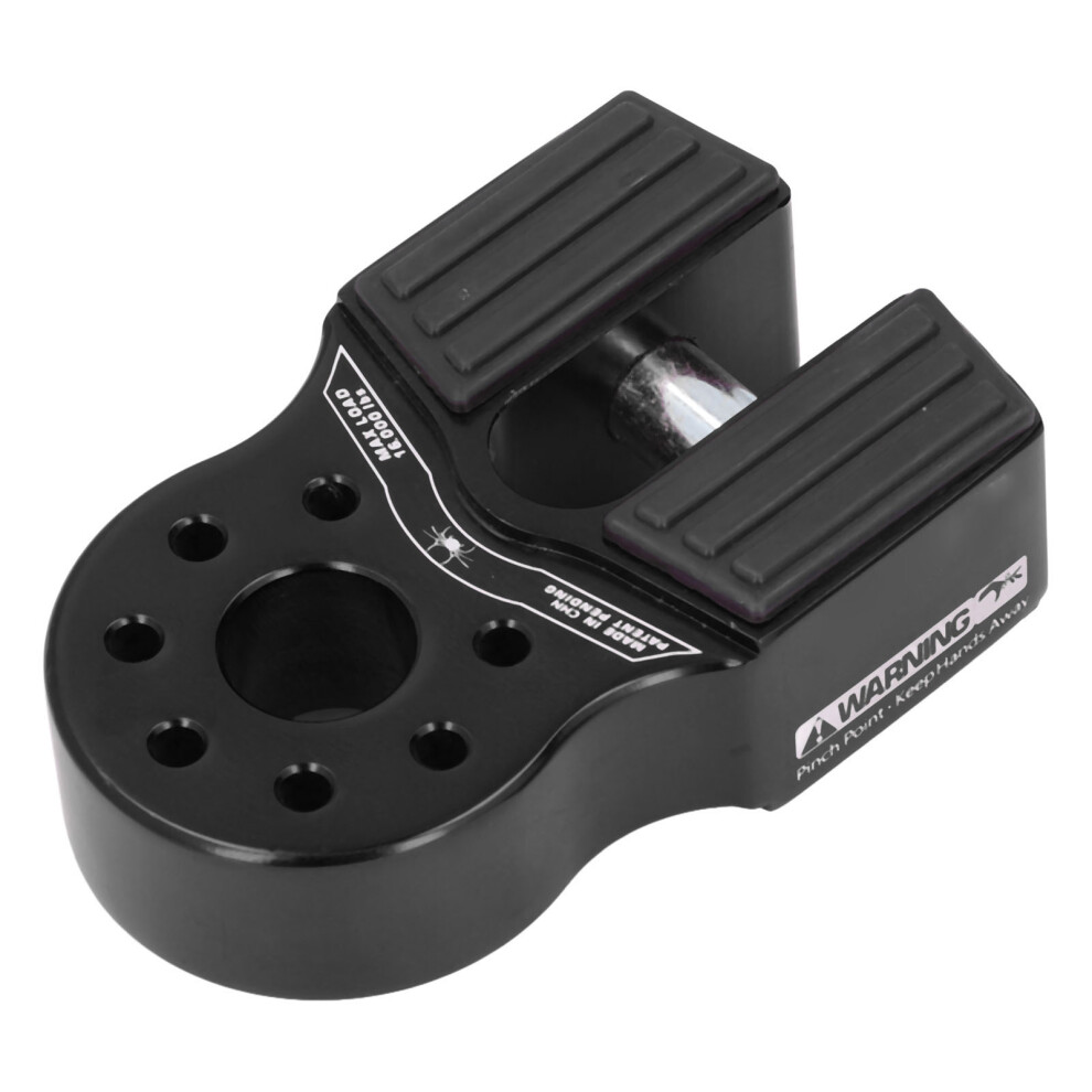 Utv Suv Winch Shackle Mount 16000Lb Aluminium Alloy Universal Fit Black 7611376458024
