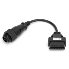 14-Pin-auf-16-Pin-Stecker-Diagnosegerät, OBD/OBD2-Stecker-Diagnoseadapter für Nutzfahrzeuge, flexibles, robustes und wasserdichtes Kabel mit