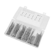 340 Stück Edelstahl-Raststiftsortiment-Set, 6 Größen für Auto & Garage