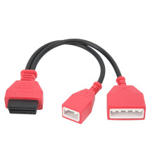 Plug-and-Play-Sicherheitsumgehungsadapter, Datenübertragung, hochwertige Materialien, wasserdichtes OBD-II-Verlängerungskabel für FCA-Fahrzeuge,