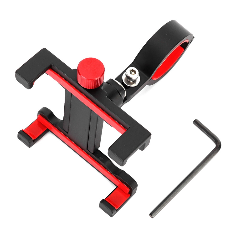 360 Rotation Bike Phone Mount Aluminum Alloy, Universal Fit For Smartphones Non Slip Silicone Rubber Lightweight Durable, Adjustable Viewing Angles 9437117525866