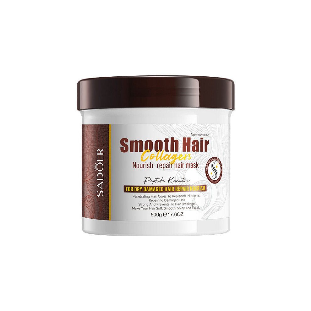 (500g) Smooth Hair Mask SADOER Nourishing and Fluffy Conditioner