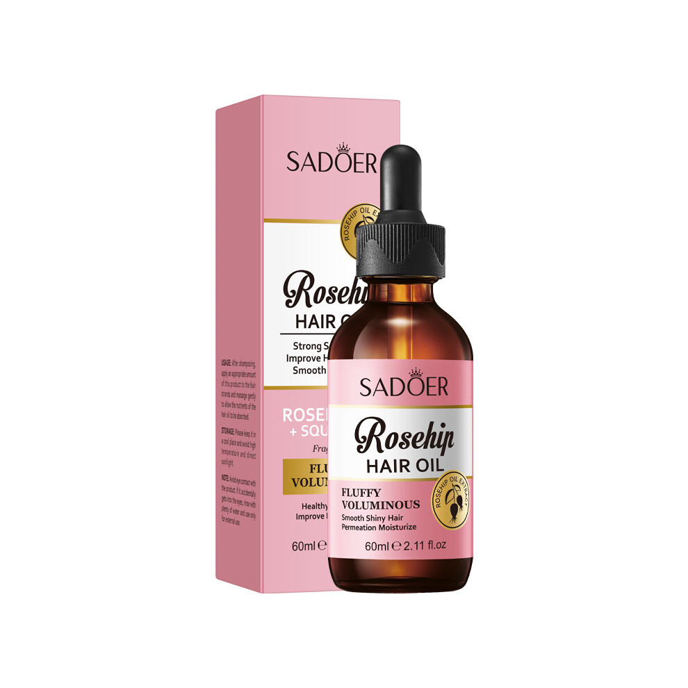 (60ml) Fruit Oil Hair Care Essential Oil 60ml Fluffy, Shiny and Moisturizing Conditioner