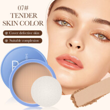 ((07# tender skin color) 16g) Makeup SADOER Velvet Flawless Powder Skin Color Lightweight Concealer Cushion