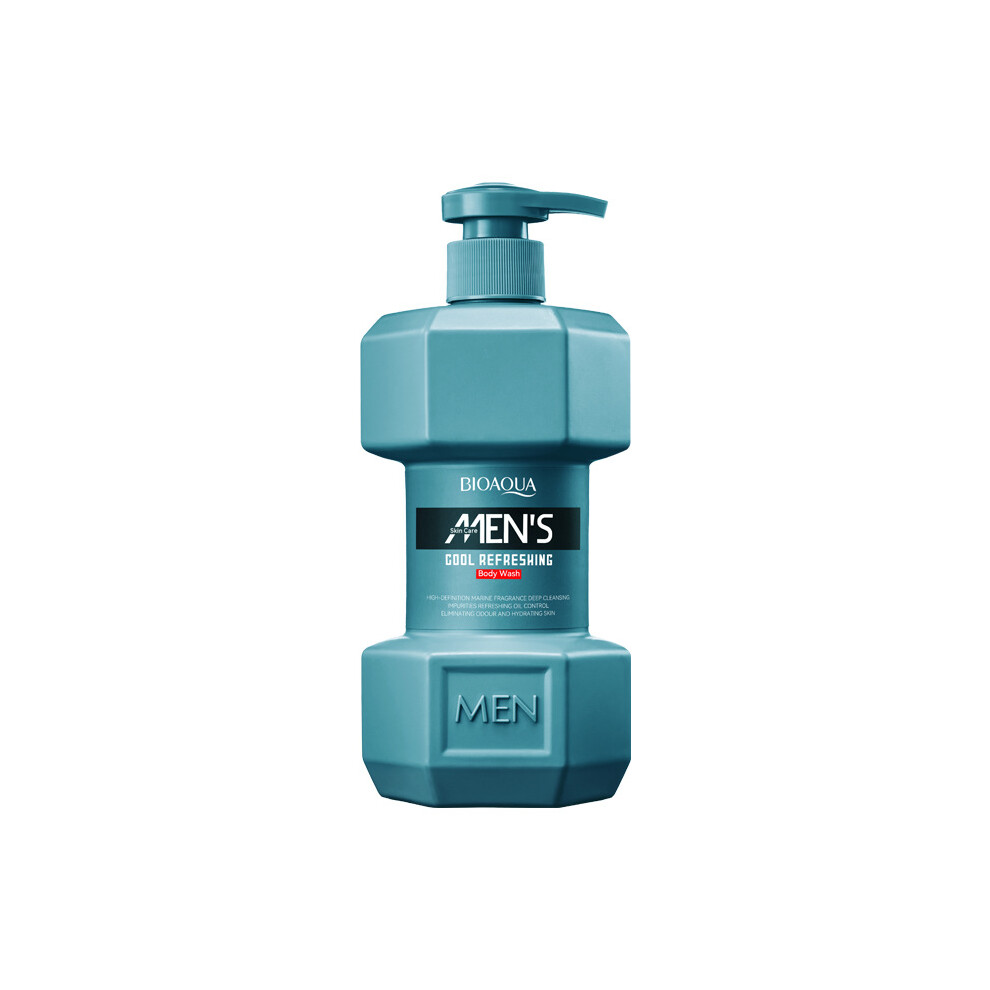 (Ocean 500ml) Men's Refreshing Fragrance Shower Gel BIOAOUA Cleansing Shower Gel